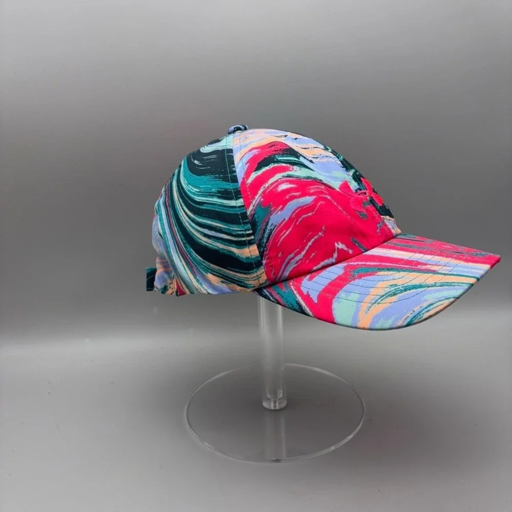 Under Armour Hat Youth OSFA Multicolor Marble Logo Adjustable Athletic Sporty
